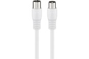 Antennekabel/stik - Pro Antenna cable (class A >85 dB) 2x shielded 1 m - 4040849666124