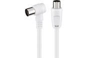 Antennekabel/stik - Pro Angled antenna cable (<70 dB) 2x shielded - 4040849117145