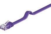 Netværkskabel - Pro LAN CAT 6 Flat U/UTP - Lilla - 2m - 4040849964176