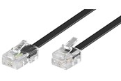 Netværkskabel - Pro Modular telephone cable - Sort - 3m - 4040849685309