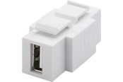 USB kabel - Pro KeyStone USB module can be installed on both side - 4040849799303