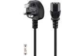 Strømkabel (intern) - Pro UK - cold-device - Sort - 1.5 m - 4040849457852