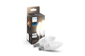 Smart Home - Philips Hue White E14 B39 Kertepære - 2-Pak - 929003021102