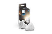 Smart Home - Philips Hue White GU10 intelligent pære (2-pak) - 929003666902