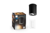 Smart Home - Philips Hue Pillar Enkelt Spot - Sort - med Dimmer Switch - 929003811601