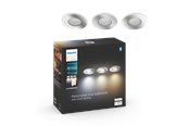 Smart Home - Philips Hue Adore Indbygningsspot Downlight til badeværelse - Krom - 3-Pak - 929003807901