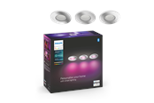 Smart Home - Philips Hue Xamento Indbygningsspot til badeværelse - Krom - 3-Pak - 929003812901