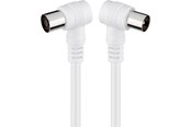 Antennekabel/stik - Pro Angled antenna cable (<70 dB) 2x shielded - 4040849115219