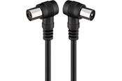 Antennekabel/stik - Pro Angled antenna cable (<70 dB) 2x shielded 1.5m - 4040849115257