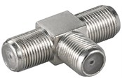 Antennekabel/stik - Pro F-adapter T-Type: F female > 2 F female - 4040849118487