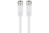 Antennekabel/stik - Pro SAT antenna cable (<70 dB) 2x shielded 2.5m - 4040849270345