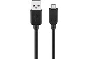 USB kabel - Pro USB-A <-> USB Micro-B - 1.8m - Sort - 4040849941818