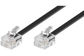 Netværkskabel - Pro Modular telephone cable - Sort - 10m - 4040849503191