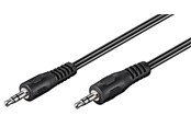 Audio kabel - Pro AUX audio connector cable 3.5 mm stereo flat cable - 4040849504495