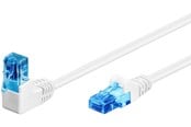 Netværkskabel - Pro LAN CAT 6A U/UTP 90° - Hvid - 10m - 4040849515682