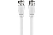 Antennekabel/stik - Pro SAT antenna cable (class A+ >95 dB) 3x shielded 1m - 4040849588143