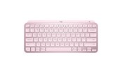 Tastatur - Logitech MX Keys Mini Minimalist Wireless Illuminated Keyboard - Rose - US - Tastatur - Amerikansk engelsk - Pink - 920-010500