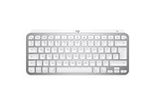 Tastatur - Logitech MX Keys Mini For Mac Wireless Keyboard - Pale Grey - US - Tastatur - Amerikansk engelsk - Grå - 920-010526