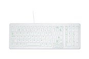 Tastatur - Cherry MedicalKey - Tastatur - Tysk - Hvid - AK-C7000F-U1-W/GE