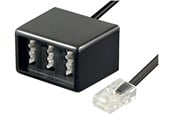 Netværkskabel - Pro TAE adapter - Sort - 0.2m - 4040849680243