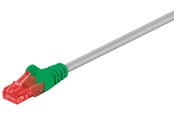 Netværkskabel - Pro CAT 6 Crossover-patch cable U/UTP - Grå - 1m - 4040849684715