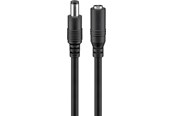 Strømkabel (ekstern) - Pro 2.1 mm DC extension cable Black - 4040849714009