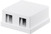 Kabel Organisering - Pro Keystone empty housing 2 port - 4040849793660