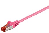 Netværkskabel - Pro LAN CAT 6 S/FTP - Pink - 3m - 4040849955051