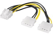 Strømkabel (intern) - Pro Power cable/adapter for PC graphics cards PCI-E to PCI Express 8-pin - 4040849932410