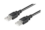 USB kabel - Pro USB-A <-> USB-A - 1.8m - Sort - 4040849935930