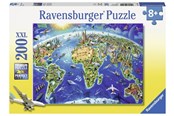 Puslespil - Ravensburger World Landmarks Map 200p - 10112722