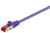 Netværkskabel - Pro LAN CAT 6 S/FTP - Lilla - 0.25m - 4040849954603