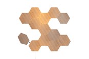 Smart Home - Nanoleaf Elements - Wood Look Hexagons Starter Kit (13 Panels) - NL52-K-3002HB-13PK