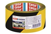 Tape & lim - tesa Signal Premium Warning Marking Tape 66m x 50mm Yellow-Black - 58130-00000-01