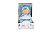 Dukker & Tilbehør - Tiny Treasures Dukke med blond hår og blåt flodhest outfit - 30268