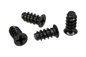 Systemtilbehør (kølepasta mv.) - InLine Fan Screws 5.0x10.0mm black 50 pcs. - 33371D