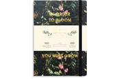 Blokke, Formularer & Notesbøger - Burde Notebook Deluxe A5 flower - 92743700