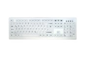 Tastatur - Cherry MedicalKey AK-C8100 Sanitizable - Tastatur - Tysk - Hvid - AK-C8100F-U1-W/GE
