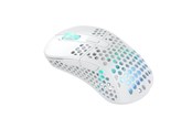 Mus - Xtrfy M4 Wireless RGB Gaming Mouse - White - Gaming Mus - Optisk - 6 knapper - Hvid med RGB-LED lys - M4W-RGB-WHITE