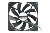 Kabinet Køler - QNAP 140x140x25mm fan 12V 4PIN - Kabinet køler - 140mm - Sort - FAN-14CM-T01