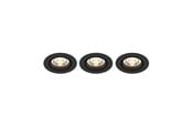 Lamper - Philips Impala indbygningsspots LED 6W 2200-2700K WarmGlow dæmpbar, sort, 3-pak - 929002663733