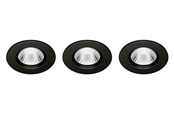 Lamper - Philips Dive SL261 indbygningsspot 5,5W 2700K IP65, sort - 3 stk. - 929002680333
