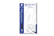 Skrive- og Tegneværktøjer - Staedtler MARS MICRO PENCIL, 10 STK, 0,7mm BLÅ - 77507