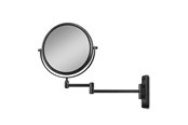 Anden personlig pleje - Gillian Jones Double-Sided Wall Mirror w. x10 Magnification - Black - 10248-00
