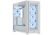 Kabinet - Corsair iCUE 5000X RGB QL Edition - White - Kabinet - Miditower - Hvid - CC-9011233-WW