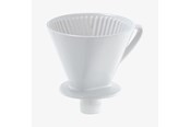 Kaffe og Espresso - Cilio Kaffetragt m/studs str. 4, hvid - C106091