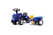 Løbecykler, Gåbiler & Scootere - Falk Traktor med trailer, rive og skovl Baby New Holland - 808-023