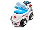 Løbecykler, Gåbiler & Scootere - Falk Ambulance ride-on med opbevaringsrum, rat og horn - 808-001