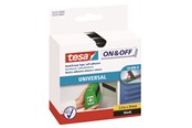 Tape & lim - tesa On & Off Universal 20mm x 250cm Black - 55225-00000-02