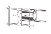 Vægbeslag, AV-Beslag & AV-Møbler - Neomounts Select - Max 60 kg - recommended for 86" - WL40S-850BL18